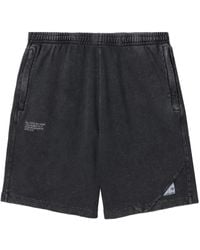 Izzue - Logo-Patch Cotton Shorts - Lyst