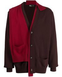 Kolor - Cardigan Asimmetrico - Lyst