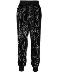 Dolce & Gabbana - Sequin-Embellished Side-Panel Trousers - Lyst