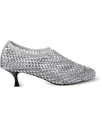 strategia shoes - Connie Embellished Net Pumps - Lyst