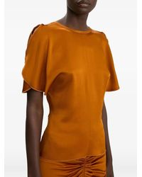 Victoria Beckham - Bela Cold-Shoulder Blouse - Lyst