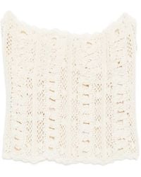 Oscar de la Renta - Knitted Tank Top - Lyst