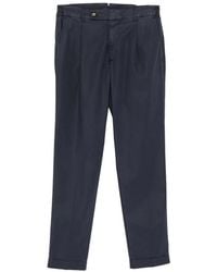 Berwich - Cuffed Pleated Trousers - Lyst