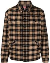 KENZO - Checked Button-Up Shirt - Lyst