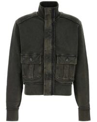 Entire studios - Supply Faded-Effect Zip-Up Jacket - Lyst