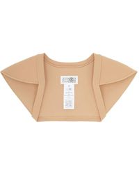 MM6 by Maison Martin Margiela - パデッドショルダーボレロ - Lyst