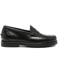 Visvim - Fabro-Folk Leather Loafers - Lyst
