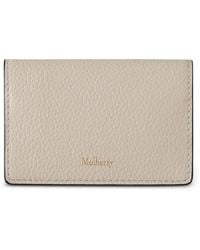 Mulberry - Continental Grained Card Case - Lyst