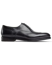 Ferragamo - Ferragamo Gancini Leather Oxford Shoes - Lyst