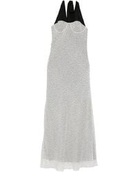 SIR. - Lisander Polka-Dot Halterneck Dress - Lyst