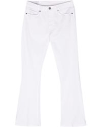 Dondup - Mandy Flared-cut Cotton Jeans - Lyst