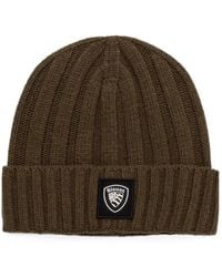 Blauer - Cutter Logo-Patch Beanie Hat - Lyst