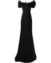 Gemy Maalouf - Off-The-Shoulder Ruffled Maxi Dress - Lyst
