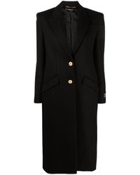Versace - Manteau à simple boutonnage - Lyst