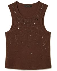 Twinset - Top Met Borduurwerk - Lyst