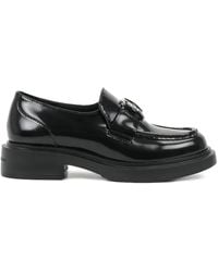 KARL LAGERFELD - Logo-Plaque Loafers - Lyst