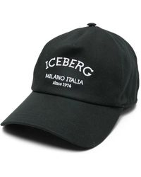 Iceberg - Cappello Da Baseball Nero - Lyst