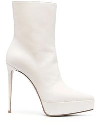 Le Silla - 150Mm Heeled Pointed Boots - Lyst