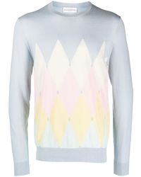 Ballantyne - Trui Met Geometrische Print - Lyst