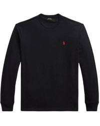 Polo Ralph Lauren - Long-Sleeved Cotton T-Shirt - Lyst