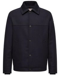 Moncler - Emilion Wool Blend Shirt Jacket - Lyst