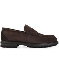 Kiton - Suède Loafers - Lyst
