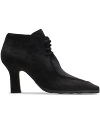 Burberry - Storm Suede Ankle Boots - Lyst
