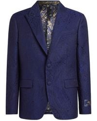Etro - Jacquard Paisley Single-Breasted Jacket - Lyst