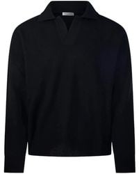 Roberto Collina - Polo-Collar Knitted Sweater - Lyst