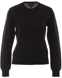 A.P.C. - Philomena Logo-Embroidered Sweater - Lyst