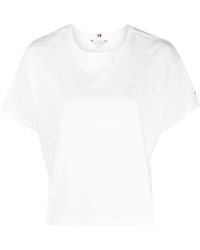 Tommy Hilfiger - Logo-embroidered Cotton T-shirt - Lyst