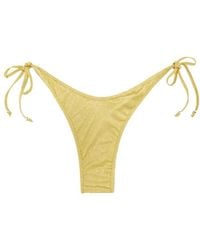 Palm Angels - Glitter Side-Tie Bikini Bottoms - Lyst