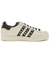 adidas - Superstar Ii Studded Leather Sneakers - Lyst