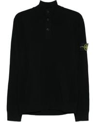 Stone Island - Pullover Mit Kompass-Patch - Lyst