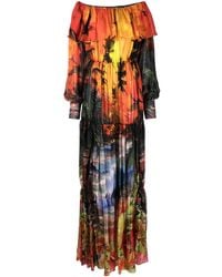 Philipp Plein - Geplooide Maxi-Jurk - Lyst