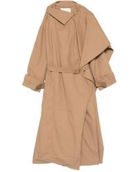 Entire studios - Cappotto Oversize Con Cintura - Lyst