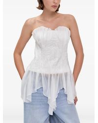 Aje. - Top Nisha Con Dobladillo Asimétrico - Lyst