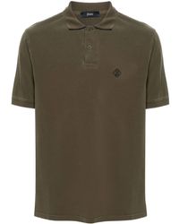 Herno - Poloshirt Mit Logo-Stickerei - Lyst