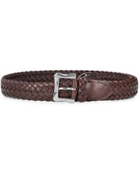 J&m Davidson - Woven Leather Belt - Lyst