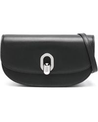 SAVETTE - Tondo Crescent Leather Crossbody Bag - Lyst