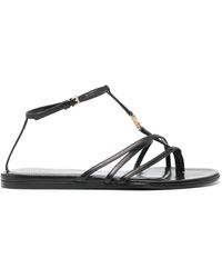 Palm Angels - Lategram Leather Sandals - Lyst