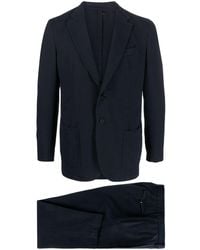 Dell'Oglio - Single-breasted Cotton-linen Suit - Lyst