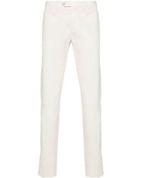 Canali - Pressed-crease Slim-fit Trousers - Lyst