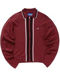 AWAKE NY - Zip-Up Striped Cardigan - Lyst