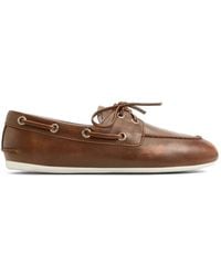 Fortela - Leather Boat Shoes - Lyst