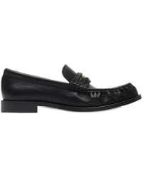 Burberry - Leather Loafers - Lyst