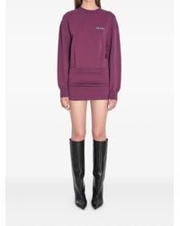 The Attico - Crew-Neck Mini Dress - Lyst