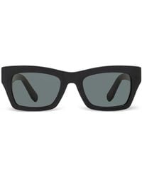 Ferragamo Eyewear - Rectangle-Frame Sunglasses - Lyst