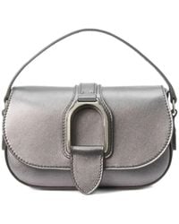 Ralph Lauren - Wellington Buckle-Detail Leather Cross Body Bag - Lyst