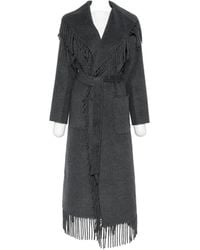 Jonathan Simkhai - Carrie Fringe Robe Coat - Lyst